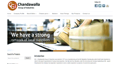 Desktop Screenshot of chandawalla.com