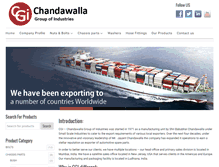 Tablet Screenshot of chandawalla.com